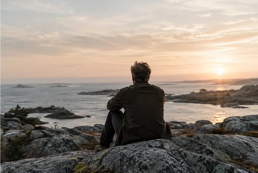 Reflektion vid nordisk kust